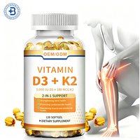 Capsules de Glucosamine et Chondroïtine Sulfate OEM pour le Soutien Articulaire – Compléments de Santé MSM Glucosamine Chondroïtine en Gélules Molles
