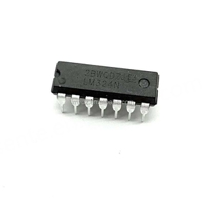 Circuit intégré amplificateur opérationnel quadruple à alimentation unique DIP LM324N LM324 LM324DR - Product Image 1