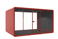 Pod d'isolation phonique Offre Spéciale réunion de groupe de 8 personnes pour la cabine insonorisée d'espace de travail portatif de bureau