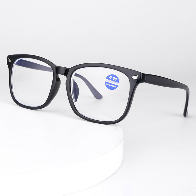 Fashion New Slim Classic Anti-blue Light White Lens Women OEM Brand Simple Design Myopia Correction 5234 Model Glasses