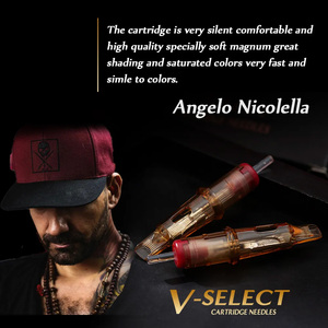 Vente en gros EZ V Select RM M1C Magnum Aiguilles de cartouche de tatouage jetables coniques longues #10 0.30mm #12 0.35mm - Product Image 5