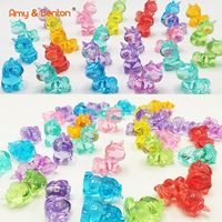 Licorne en acrylique pour enfants, bricolage, jouets d'artisanat, gâteau et Cupcake Toppers, Mini Figurines licorne pour fête, décoration de mariage