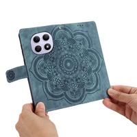 Étui portefeuille en cuir motif Mandala rétro pour Xiaomi 15T Pro 14T 13T Redmi NOTE 15 14 13 Pro Plus 4G 5G 15C 13C 12 11 Housse à rabat