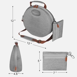 เคสสำหรับลำโพงบลูทูธไร้สายฮาร์แมนคาร์ดอน โอนิกซ์ สตูดิโอ <span class=keywords><strong>5</strong></span>/ออนิกซ์ สตูดิโอ 6, กระเป๋าใส่ลำโพงแบบแข็ง EVA กระเป๋าเดินทาง - Product Image 6