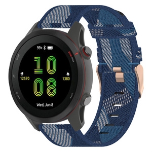 Correa de reloj de lona de nailon de tela deportiva de 18mm, 20mm, 22mm para <span class=keywords><strong>Garmin</strong></span> <span class=keywords><strong>Forerunner</strong></span> 265 265S 255 255 165 s 245 - Product Image 5