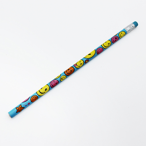 Lot promotionnel en gros de crayons HB en bois rétractables incassables de 7 pouces, personnalisables avec motifs colorés et gomme noire - Product Image 6