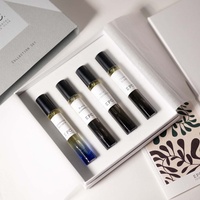 Boîte-cadeau en carton rigide magnétique de luxe faite à la main pour le soin des ongles vernis à gel huile et crème pour les yeux emballage gaufrage impression