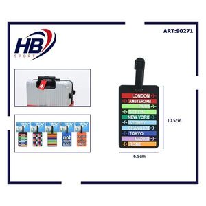 HB Sport <b>Luggage</b> Tag 6.5x10.5cm City Design Travel <b>Identifier</b> - Product Image 3
