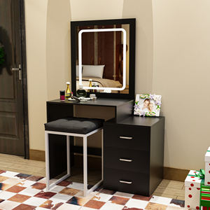 Bureau plus vanity commode con coiffeuse blanche cerise impression blanc miroir tiroir chambre minimal table de salon <span class=keywords><strong>coiffure</strong></span> - Product Image 5