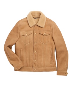 Veste de camionneur pour homme, veste de pilote <span class=keywords><strong>RAF</strong></span>, veste de <span class=keywords><strong>bombardier</strong></span> B3, veste en polyester, fourrure, cuir artificiel brun - Product Image 1