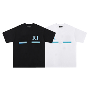 T-<span class=keywords><strong>shirt</strong></span> Amirys de Luxe de Haute Qualité, Coupe Classique, Imprimé Tendance, Respirant, 100% Coton, pour Hommes et Femmes - Product Image 1
