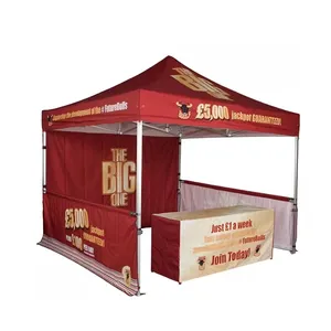 אוהל גג 10x10 לוגו פרסום חיצוני אלומיניום תערוכת אוהל תערוכה אירוע מרקיזה ביתן חופה אוהלי פופ אפ