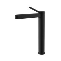Robinet mitigeur haut de gamme contemporain pour lavabo, en laiton finition bronze, monotrou, à poser sur le comptoir, avec cartouche céramique