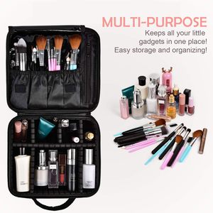 Trousse de Maquillage Portable avec Séparateurs Ajustables pour Cosmétiques – Organisateur de Rangement pour Artistes - Product Image 5