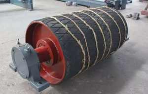 Factory Custom Aluminium Conveyor Boden walze Verschleiß feste Trog walzen Set Zementwerk - Product Image 5