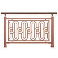 Rampe d'escalier en fer forgé sur mesure, design d'escalier en spirale/courbé pour villa