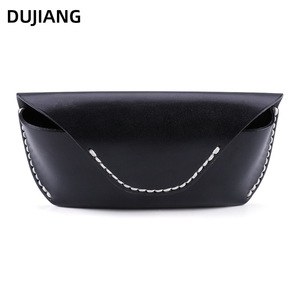 Bolso de Mano de Cuero Curtido Vegetal, Estuche para Gafas, Caja de Almacenamiento, Creativo, Portátil, para Colgar en la Cintura - Product Image 6