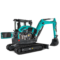 Nouvelle Excavatrice sur Chenilles Mini SWE50UF de 5 Tonnes pour Travaux de Terrassement avec Accessoires, Moteur, Boîte de Vitesses et Pompe - Haute Efficacité