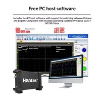 Oscilloscope virtuel USB pour ordinateur authentique Hantek6022BE, analyseur logique 2 canaux 6254BD/BC/BE 6074BD 6104BD 6204BD