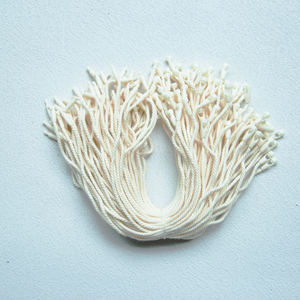 Cuerda de algodón ecológica cuerda colgante Etiqueta de sello de plástico <span class=keywords><strong>para</strong></span> <span class=keywords><strong>ropa</strong></span> cinta con logotipo - Product Image 1