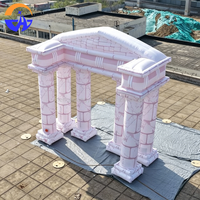 Arche de temple gonflable géante personnalisable, modèle d'architecture ancienne, diverses activités promotionnelles, accessoires de décoration publicitaire