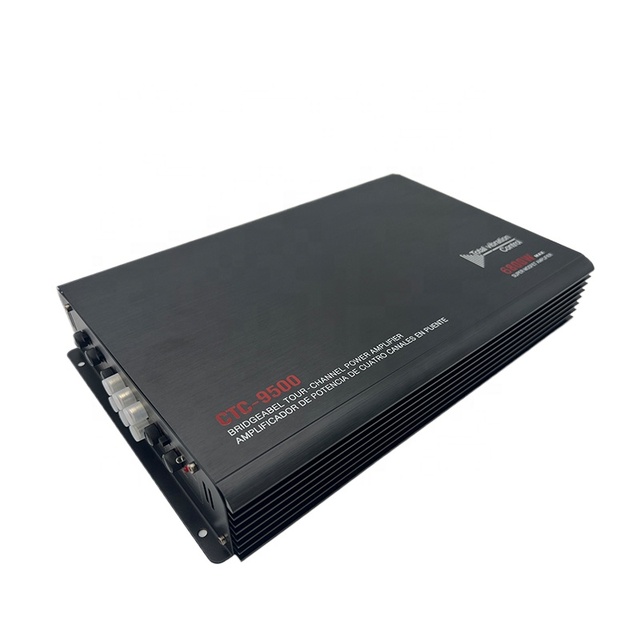 Hot Model 4*80W RMS Car Power Amplifier Good Price 4-Channel Class AB Car Audio Amplifier