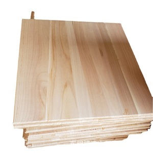 Plateau de table rond en bois massif, taille personnalisable pour la fabrication de meubles, origine Shandong - Product Image 3
