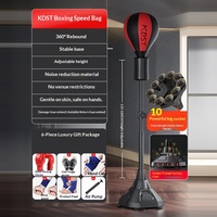KDST Modèle GH1900Q Ballon de boxe de vitesse et de réflexe en cuir PU et acier, portable, couleur et logo personnalisables, pour adultes et enfants