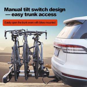 Support de vélo de haute qualité en alliage d'aluminium pour 3 à 4 vélos, crochet arrière pour SUV, remorque pour vélos - Product Image 3