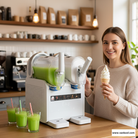 Máquina de Granizados Portátil Totalmente Automática para Uso en Bares, Fabricante de Bebidas Congeladas, Venta al por Mayor Directa de Fábrica con Certificación CE, ETL y LFGB