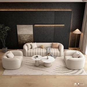 Set di Divani e Tavolino da Caffè per Soggiorno, Salone, Centro Estetico, Area Reception e Relax, Vendibili Separatamente - Product Image 3