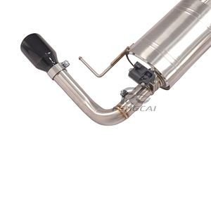 מערכת פליטה Valvetronic SS304 לפורד ברונקו 2.7T, צינורות פליטה עם בקר וטיפים שחורים, שדרוג סוניק - Product Image 4