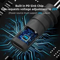 Adaptador de Corriente Starlink Mini PD100W USB-C a USB-C DC
