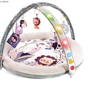 <span class=keywords><strong>Mejor</strong></span> precio infantil <span class=keywords><strong>dormir</strong></span> gimnasio juego Mat actividad juguetes colgante sonajero manta segura suave felpa redonda bebé Playmat 2025 - Product Image 2
