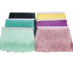 Adornos de Encaje con Flecos Dorados, 100% Poliéster, 10 cm, para Coser en Ropa, Cortinas, Fines Decorativos, Marca KT, Modelo KT - Product Image 2