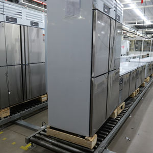 ตู้เย็นขนาดเล็กแบบสี่ประตูแนวตั้งระบายความร้อนได้โดยตรง850-969L แบบอเมริกันควบคุมอุณหภูมิได้สองชั้น - Product Image 3