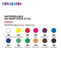 Aureo – peinture à l'huile à effet aquarelle 3D, 12 couleurs, 37ml