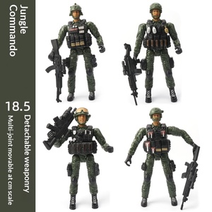 Modèle de <span class=keywords><strong>jouet</strong></span> <span class=keywords><strong>militaire</strong></span> de soldat de grande taille 1:10, forces spéciales de police articulées en plastique de 18,5 cm pour le commerce extérieur - Product Image 6