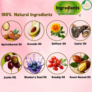 Aceite Íntimo Femenino Natural a Base de Hierbas Orgánicas, Aceite de Rosas para Lubricar la Zona Íntima, Aceite Vaginal Natural para Mujeres, Aceite para Reafirmar la Zona Íntima - Product Image 4