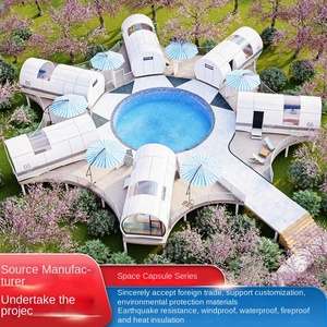 Fuente Fabricantes Suministro Space Capsule Integrado Micro-House Steel <span class=keywords><strong>Mobile</strong></span> <span class=keywords><strong>Home</strong></span> para Homestay y Villa Container Material - Product Image 2