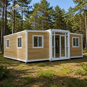 Casa Contenedor Prefabricada SUNRISE de 40 Pies x 20 Pies, Moderna, Móvil, Expandible, de 3 Dormitorios, Villa Prefabricada Portátil - Product Image 1