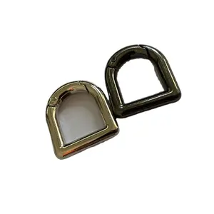 Factory D Shape Carabiner Spring O Ring Snap Clip Hook for handbags