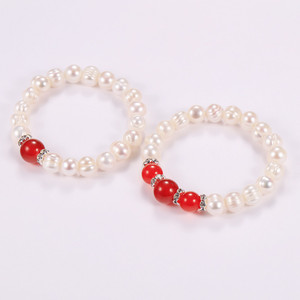 Bracelets en perles d'eau douce de Zhuji, motif de croissance, accessoires de mode perlés, vente en gros, approvisionnement pour stands - Product Image 2