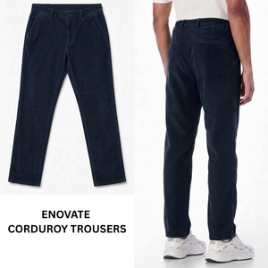Pantalones de pana de algodón premium para hombre, corte ajustado, informales, para invierno, calidad de exportación, venta al por mayor - Product Image 1