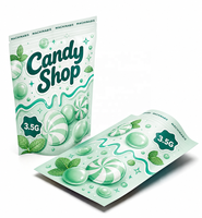 Sachets d'emballage en Mylar imprimés sur mesure pour bonbons gélifiés, pochettes verticales pour aliments