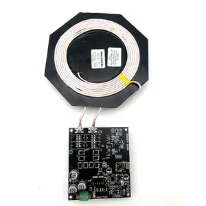 High Power 100W Wireless Charger PCBA and Electromagnetic Induction Single Coil QI Wireless Charger Module