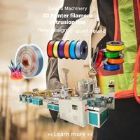 Mesin Produksi Filamen Printer 3D ABS/PLA dari Pemasok Cina dengan Ekstruder Sekrup Tunggal, Kontrol PLC, Gearbox & Mesin