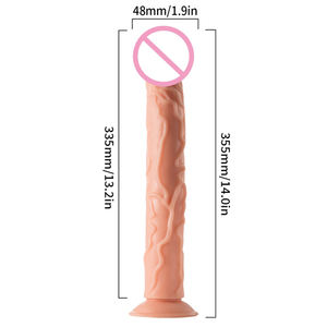 Kadın için vantuz büyük yapay penis ile gerçekçi Dildos - Product Image 2