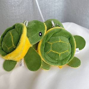 Porte-clés en peluche mignon en forme de petite tortue, figurine de dessin animé douce avec décoration suspendue en forme 3D - Product Image 5