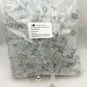 Tubo criovial de tornillo transparente personalizable de 2ml con junta tórica Vial de esterilización autónomo Soporte OEM-Suministros de laboratorio - Product Image 1